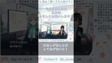 ○○は襲っちゃだめ！！ #ブルーアーカイブ #ブルアカ #BlueArchive #初見実況 #vtuber #shorts