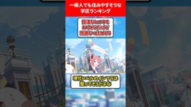 一般人でも住みやすい学区ランキング #ブルアカ #ブルーアーカイブ