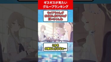 ギスギスが見たいグループランキング #ブルアカ #ランキング