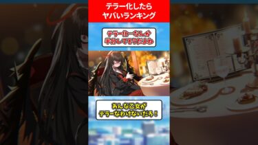 テラー化したらヤバいランキング #ブルアカ #ブルーアーカイブ