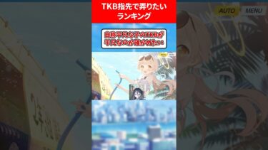 TKBを指先で弄りたいランキング #ブルアカ #ブルーアーカイブ