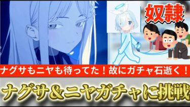 【ブルアカ】ワイはアロナの養分㌠！ガチャ石が勝手に消えたんだが！？ナグサ＆ニヤのガチャに挑戦！果たして結果？【ブルーアーカイブ】