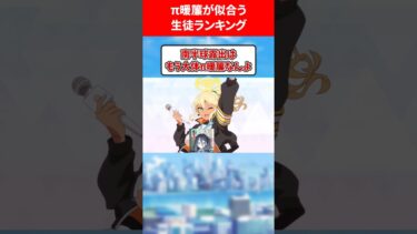 πのれんが似合う生徒ランキング #ブルアカ #ブルーアーカイブ