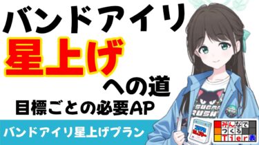【文字AP効率】バンドアイリ星上げプラン　文字周回効率と必要AP計算　バンドイベントミニゲーム攻略について【ブルーアーカイブ】