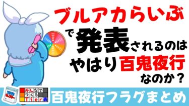 【アロナの心理】今月末は百鬼夜行と言われる根拠　百鬼夜行のフラグまとめ【ブルーアーカイブ】