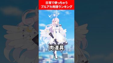 日常で使うブルアカ用語ランキング #ブルアカ #ブルーアーカイブ