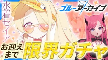 【#ブルアカ】水着セイアRTAガチャ配信 お迎えするまで続くピックアップ募集 #ただ思惟は夏夜の先にただありて #vtuber  #ブルーアーカイブ