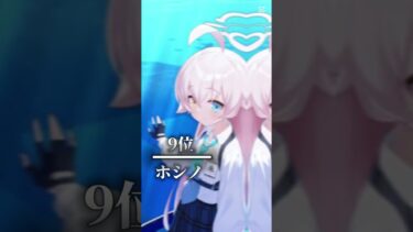 ブルアカ好きなキャラランキング #short#ブルアカ#ランキング