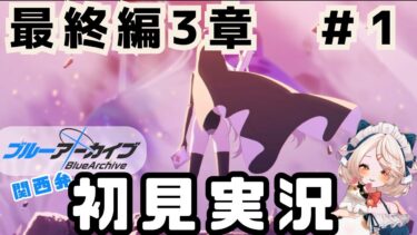 【 #ブルアカ 】最終編3章ストーリー（１） #ブルーアーカイブ　【 #ゲーム実況 】