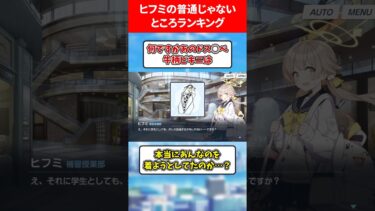 ヒフミの普通じゃないとこランキング #ブルアカ #ブルーアーカイブ