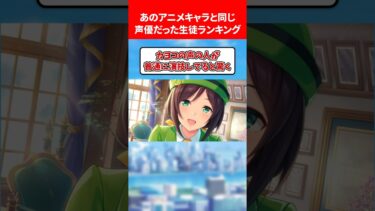 あのアニメキャラと声優だった生徒ランキング #ブルアカ #ブルーアーカイブ