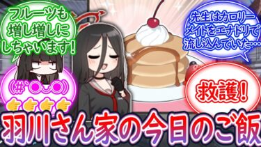ハスミ「今朝はホイップクリームたっぷりパンケーキ4枚です！」に対する先生の反応集【ブルーアーカイブ -Blue Archive- 反応集】