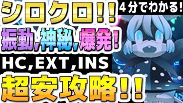 【ブルアカ】【ブルーアーカイブ】４分でわかる！シロクロ！！神秘、爆発、振動！Insane、Extreme、Hardcore！超安攻略！！特殊装甲、軽装備、弾力装甲！大決戦シロクロ！屋内！【双葉湊音】