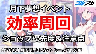 【ブルアカ】月下夢想イベント 効率周回 ショップ優先度＆注意点 【ブルーアーカイブ】
