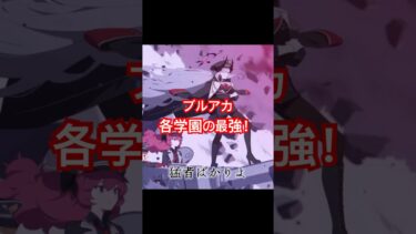【ブルアカ】各学園の最強 #ブルアカ #anime #bluearchiveglobal #ブルーアーカイブ #ホシノ #ヒナ