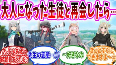 成人した教え子たちに「もう大人だから遠慮しない」と言われた【ブルアカ SS】