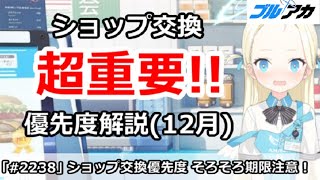 【ブルアカ】超重要！ショップ交換優先度解説 (12月版) 年末忙しいので注意！【ブルーアーカイブ】