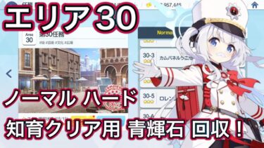 【ブルアカ】Stage30 ノーマル ハード ミッションクリア Normel Hard エリア ステージ 【ブルーアーカイブ】
