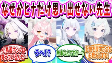 先生のヒナの記憶を戻すためにデコピンし続けた結果www【ブルアカ SS】