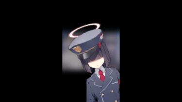 【ブルアカ】風紀委員モブちゃんにメロがる先生　 #shorts