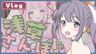 【 Vlog 】 ブルアカのリアイベ！浅草さんぽに行ってきた！ ˗ˋˏ ブルーアーカイブ ˎˊ˗【九十九つこ/ VTuber 】