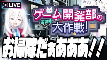 【比宮のブルアカLIVE🔴】掃除が済むまでがデカグラです！？「ゲーム開発部のお掃除大作戦」と座学会【BlueArchive】