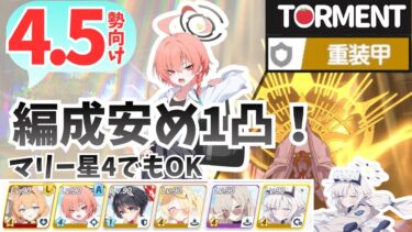 【ブルアカ】4.5勢向け！大決戦ヒエロニムスTorment重装甲市街地　39,786,320