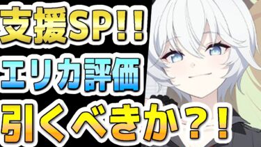 【ブルアカ】【ブルーアーカイブ】数値実装！エリカ評価！！支援ＳＰ！！５ＰＵガチャを引くべきか？！【解説】