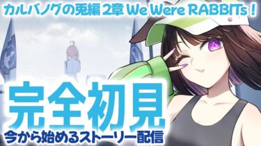 【#ブルーアーカイブ 】完全初見💙ストーリー配信💙カルバノグの兎編 2章 We Were RABBITs！野宿女子’s久しぶり！【あゆみさん/個人勢Vtuber 】#ブルアカ