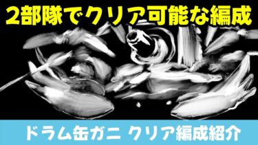 【ドラム缶ガニクリア編成】Insane/Tormentを２部隊でクリアできる編成まとめ【ブルーアーカイブ】