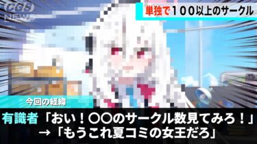 ブルアカの例のキャラ、単独でとんでもないサークル数を叩き出し「夏コミの女王」と呼ばれてしまうwww