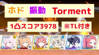 大決戦 ホド 屋内 振動(弾力装甲) Torment 39,784,000pt 【ブルアカ】