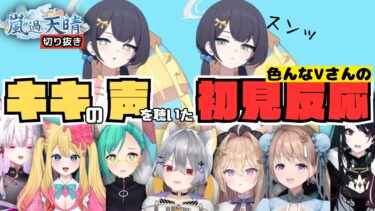 【ブルアカ】キキの声に熱狂するVさんの初見反応 イベスト嵐過天晴【切り抜き】