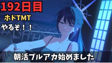 【ブルアカ】貫通ホドTMTやるぞ！！！！難しすぎて泣く！！号泣！！