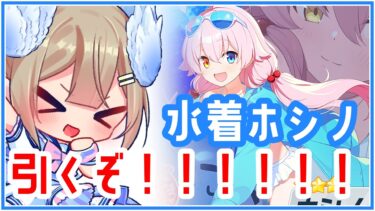 【ブルアカ/ガチャ配信】水着ホシノは引いておけっておばあちゃんが言ってました【新人Vtuber】