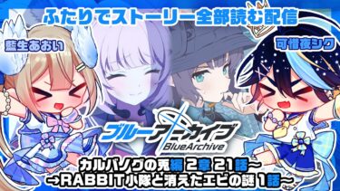 【ブルーアーカイブ】完全初見！藍生あおいと一緒にブルアカのストーリー全部読む！！その42【可惜夜シク / 藍生あおい】