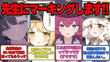【SS】生徒が先生にマーキングする世界線に対する反応集【ブルアカ】#ブルアカ #ブルーアーカイブ