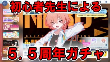 【ブルアカ】初心者先生による5.5周年ガチャ【ガチャ配信】