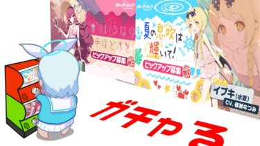 【ガチャる】5.5周年フェス限pickup　水着イブキ/水着イロハを引きます【ブルーアーカイブ】