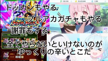 【ゆっくり実況】全てこなすそれがゆっくりの辛いところだ…#ドッカンバトル #ドラゴンボール #ブルアカ #ブルアカガチャ#ゆっくり実況