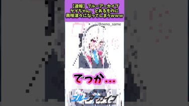 【ブルアカ】あるものに興味津々なケイちゃんがヤバい#ブルアカ #反応集