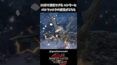 ハンターとバルファルクの絆技がこちらｗｗ【モンハンサンブレイク】